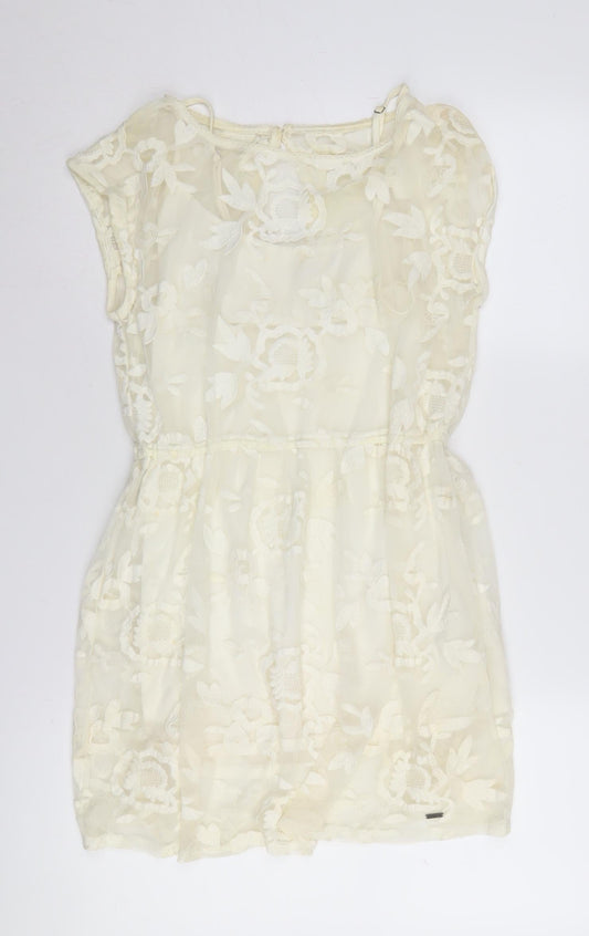 Hollister Women’s Ivory Dress in Size S