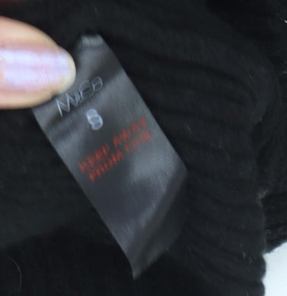 Womens UK Size S M&Co Black Pullover Jumper