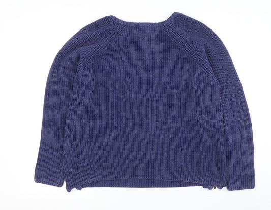 Womens UK Size L L.O.G.G. Blue Pullover Jumper