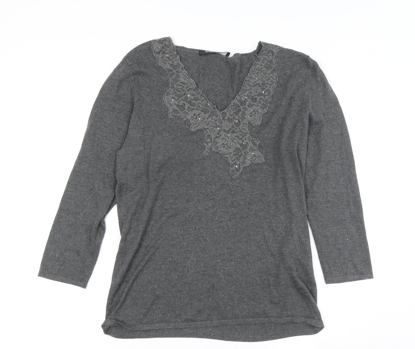 Womens UK Size 16 Betty Barclay Grey  Jumper