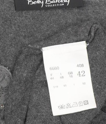 Womens UK Size 16 Betty Barclay Grey  Jumper