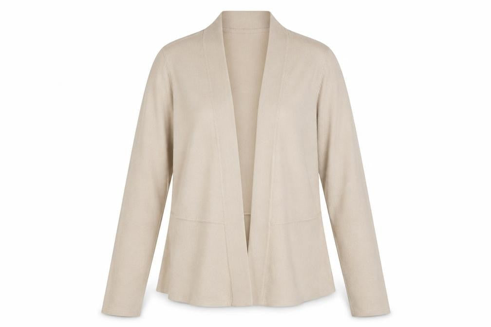 Womens UK Size 8 Marks and Spencer Beige Cardigan Jumper