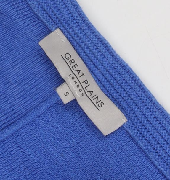 Womens UK Size S Great Plains Blue Pullover Jumper