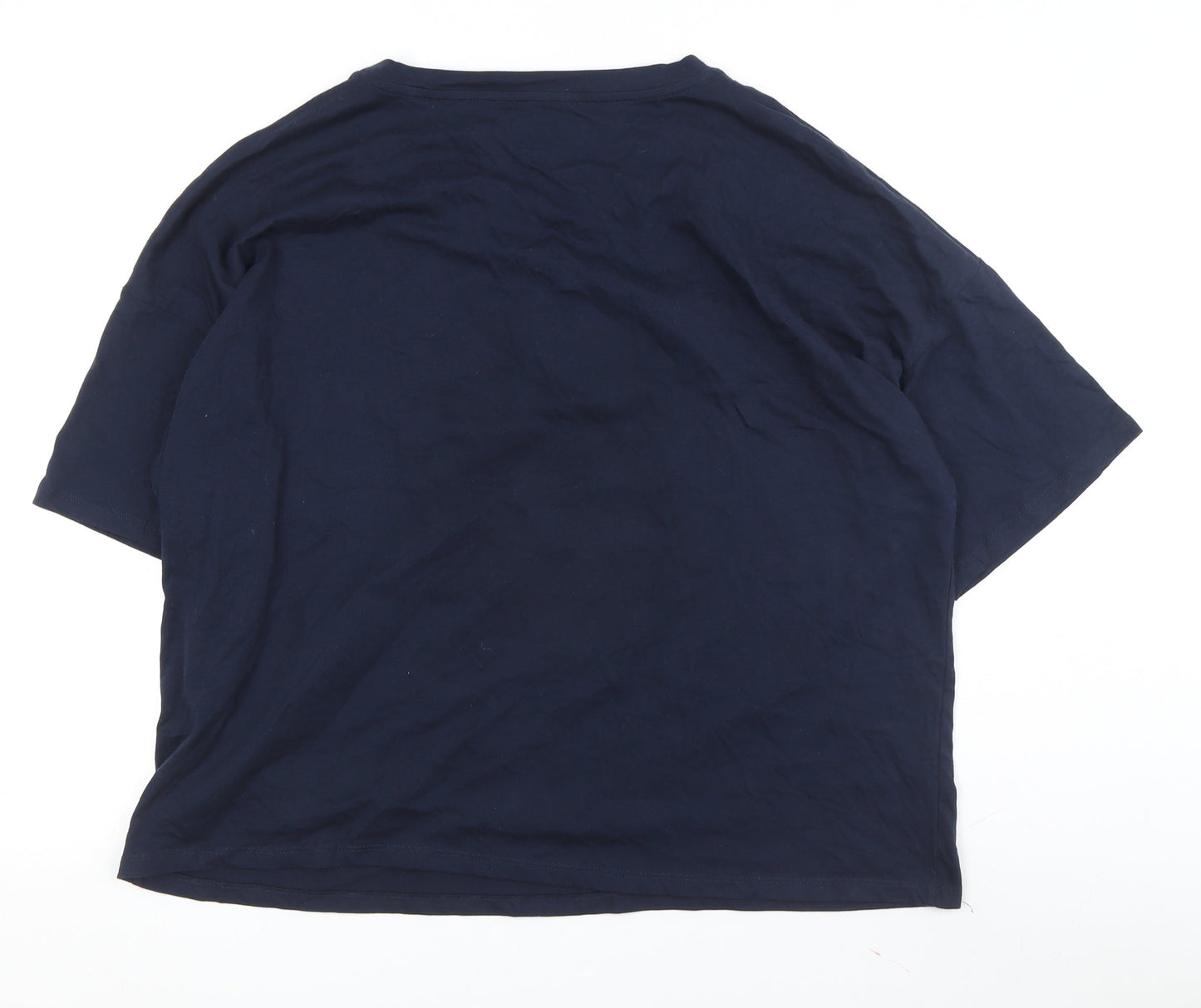 Womens UK Size 20 Marks and Spencer Blue Basic T-Shirt