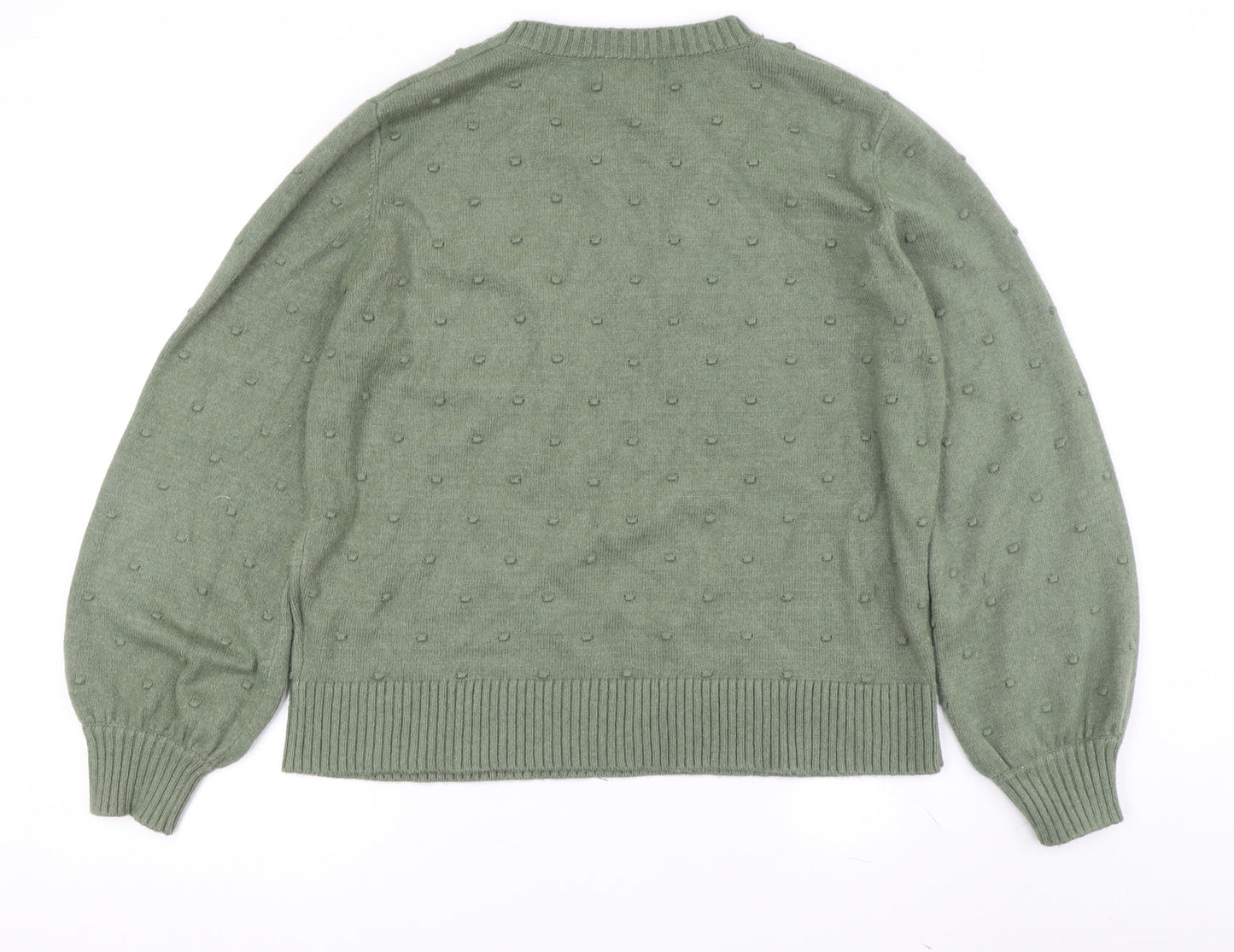b.young Women's Green XL Crew Neck Pullover Jumper