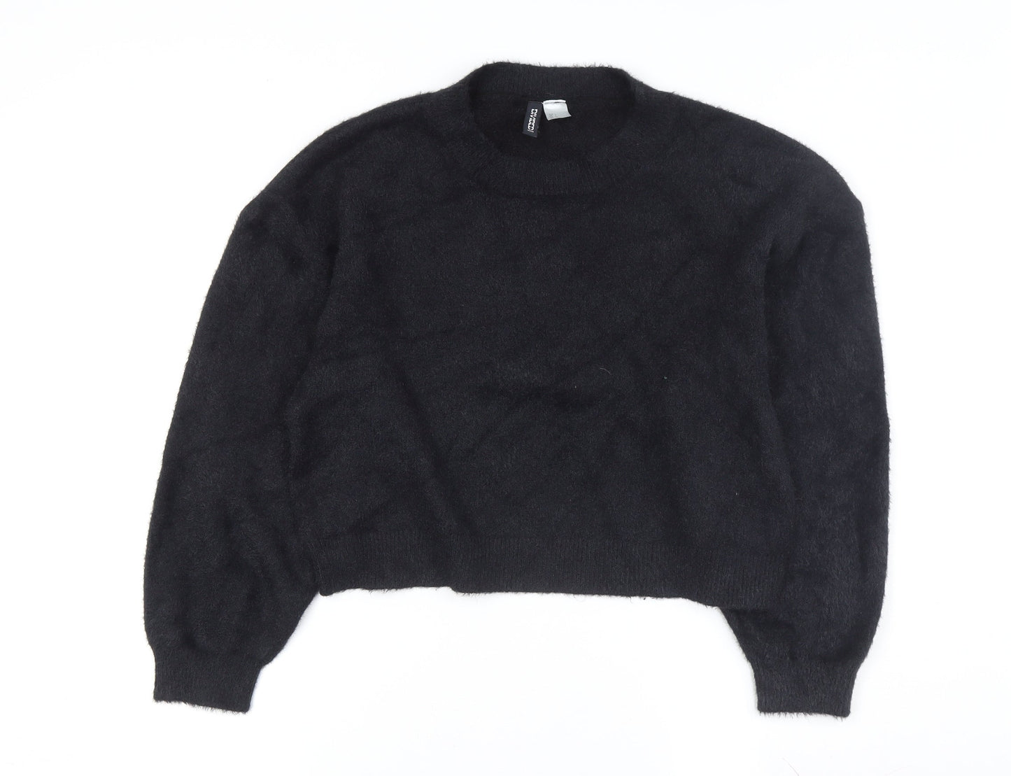 Womens UK Size M H&M Black Pullover Jumper