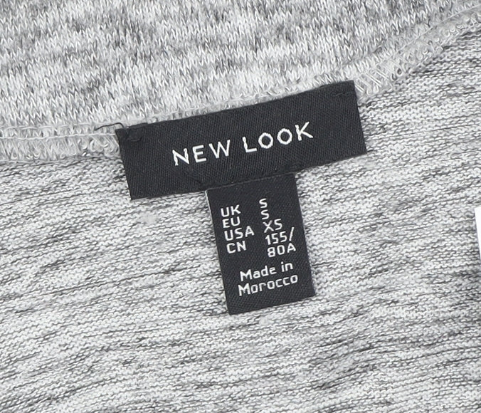 Womens UK Size S New Look Grey Pullover Jumper