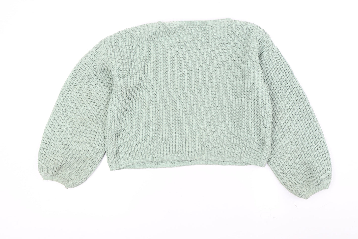 Womens UK Size M H&M Green Pullover Jumper