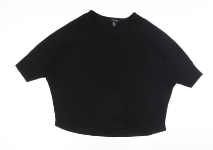 Womens UK Size S New Look Black Pullover Jumper