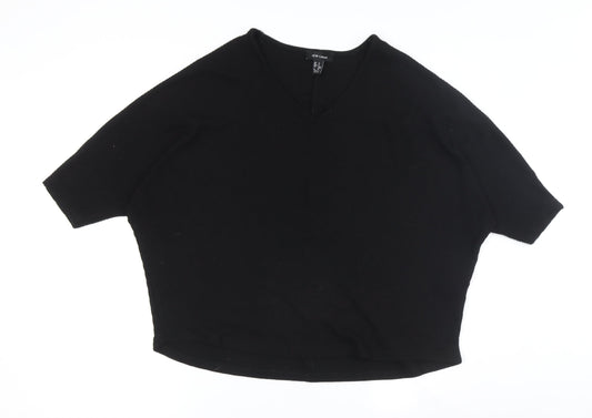 Womens UK Size S New Look Black Pullover Jumper