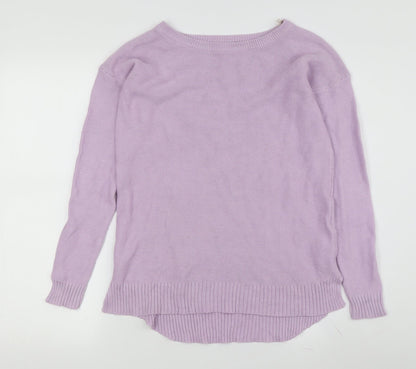 Cotton On Women's Purple XS Pullover Long Sleeve Jumper