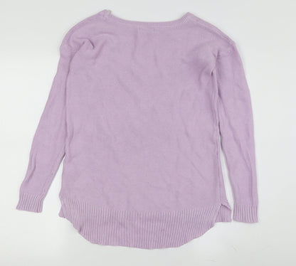 Cotton On Women's Purple XS Pullover Long Sleeve Jumper
