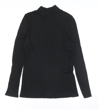 Womens UK Size M Rachel Zoe Black Pullover Jumper