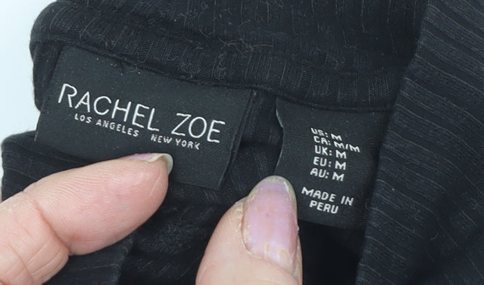 Womens UK Size M Rachel Zoe Black Pullover Jumper