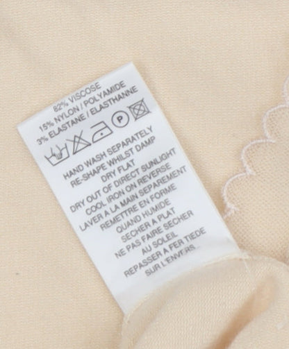 Alexon Women's Beige Embroidered Blouse Size 16