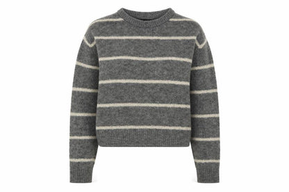 Womens UK Size S Divided Grey Pullover Jumper