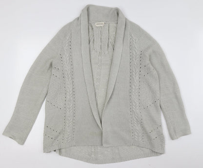 Womens UK Size 14 Marks and Spencer Grey Cardigan Jumper