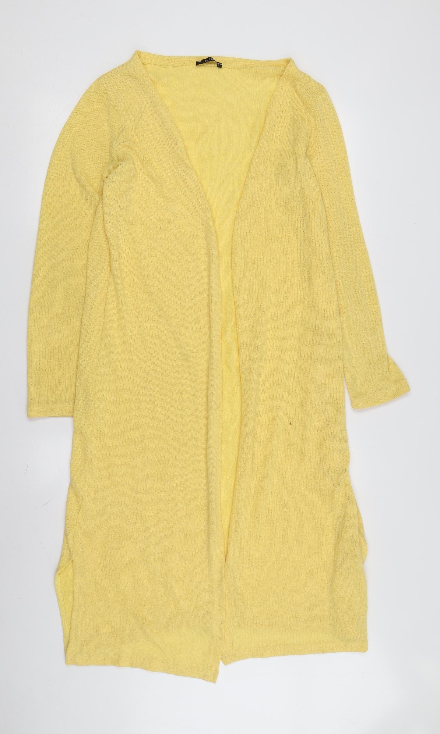 Busem Yellow Women's V-Neck Long Sleeve Cardigan