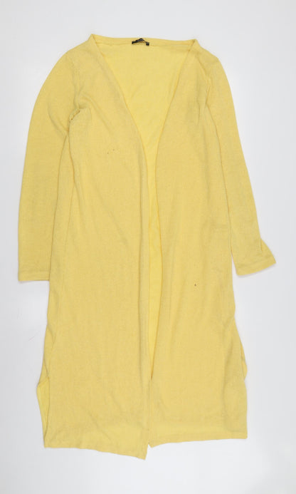 Busem Yellow Women's V-Neck Long Sleeve Cardigan