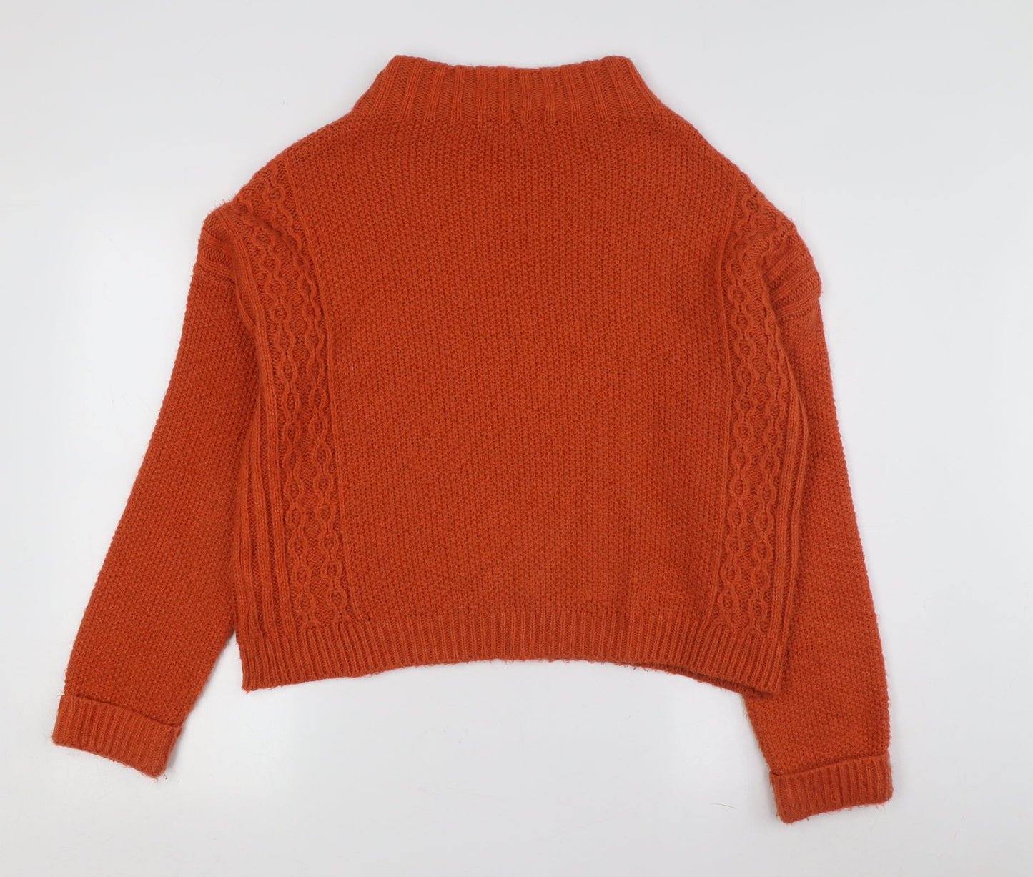 Womens UK Size XS NEXT Orange Pullover Jumper