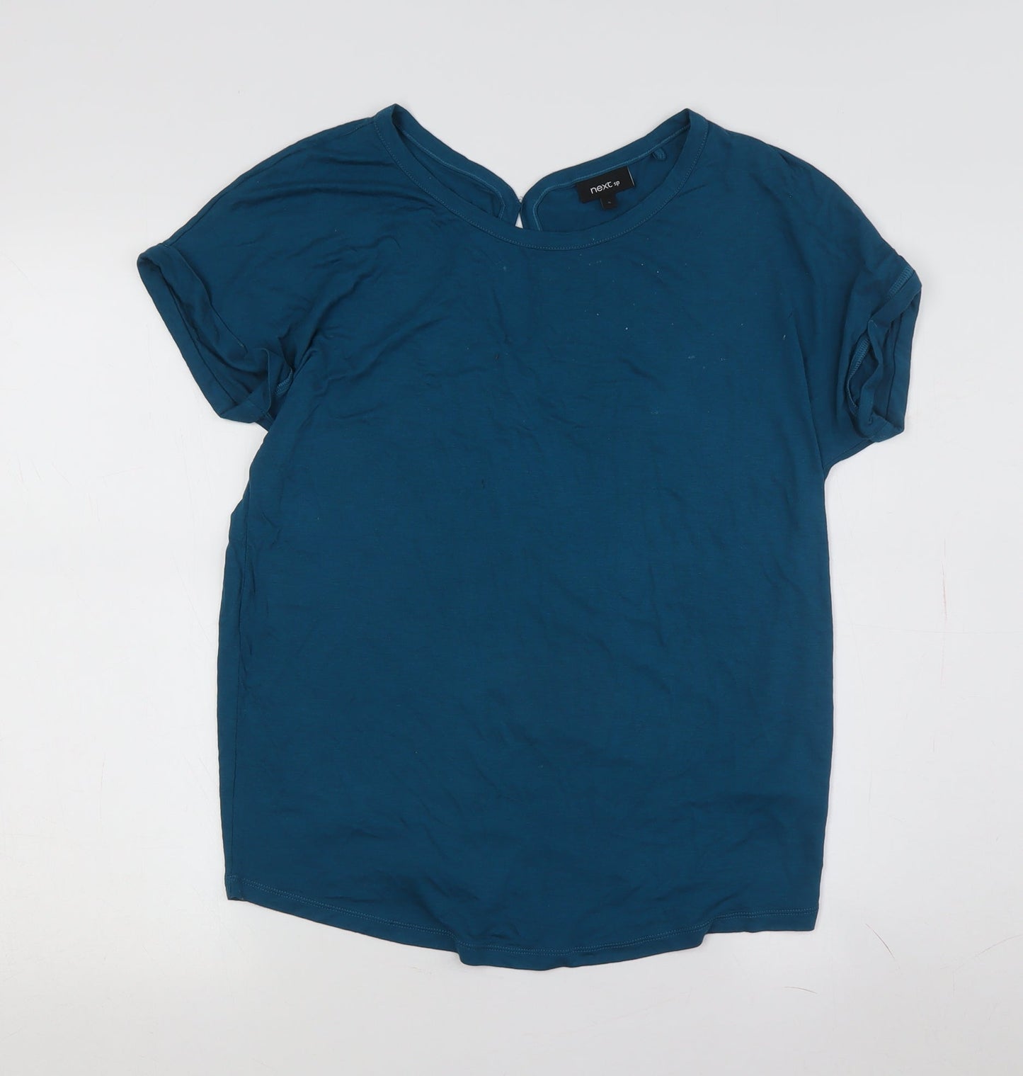 Womens UK Size S NEXT Blue Basic T-Shirt