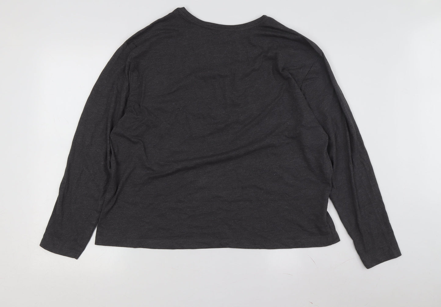 Womens UK Size L Marks and Spencer Black  T-Shirt