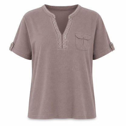 Bonmarché Women's Brown Blouse L Basic Style