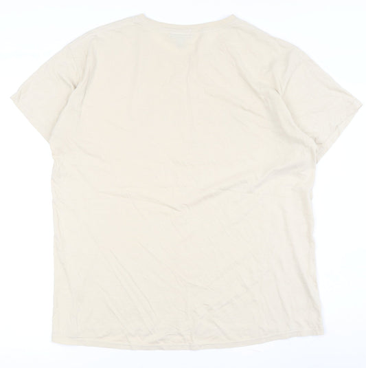 Mens UK Size S boohooMAN Beige  T-Shirt