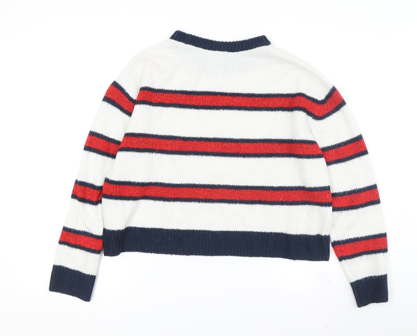 Civico Women's Multicolour Striped Pullover Jumper