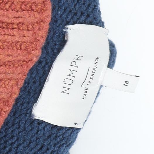 Nümph Women's Multicoloured Chunky Knit Pullover, Size M