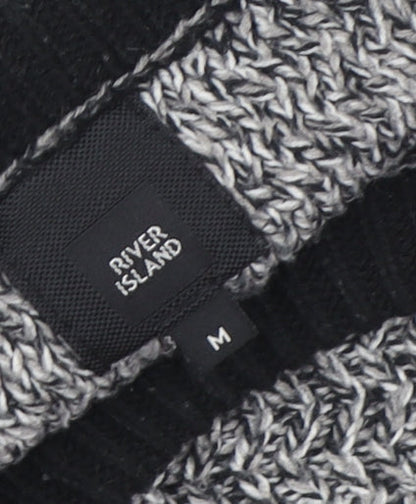 River Island Men's Grey Pullover Jumper M