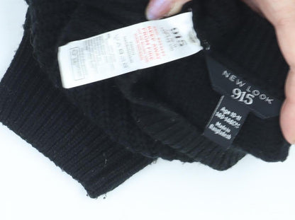 New Look Girls Black Pullover Jumper, Size 10-11 Years