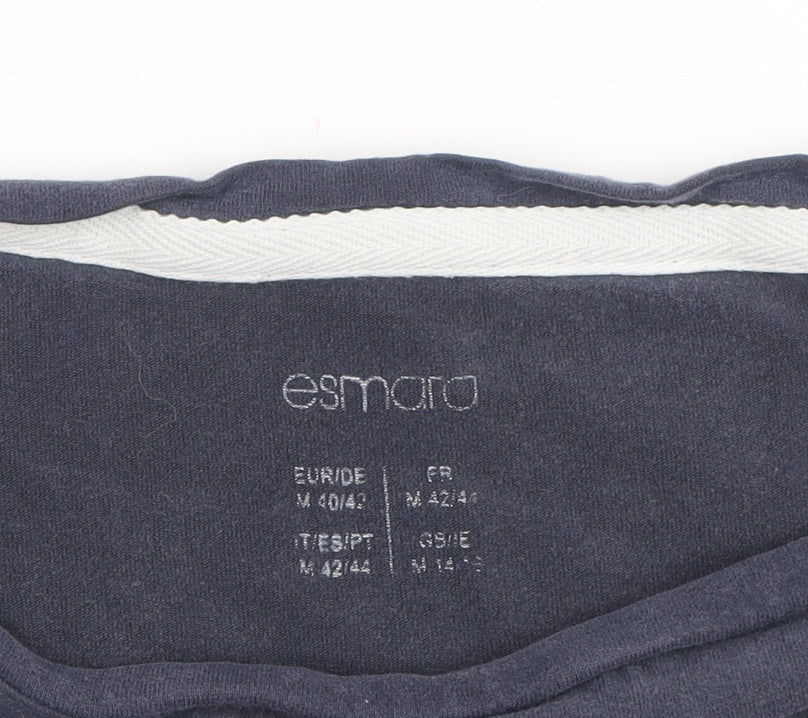 Womens UK Size 12 ESMARA Blue  T-Shirt
