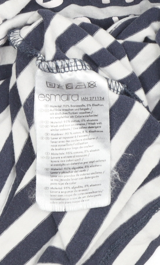 Womens UK Size 12 ESMARA Blue  T-Shirt