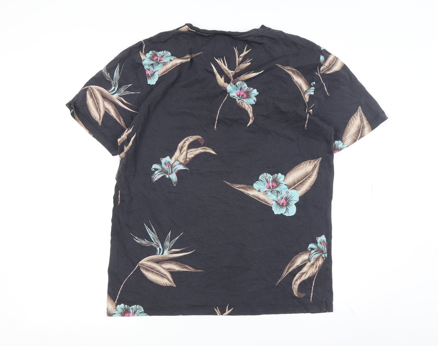 Womens UK Size M NEXT Black Jersey T-Shirt