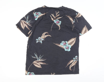 Womens UK Size M NEXT Black Jersey T-Shirt
