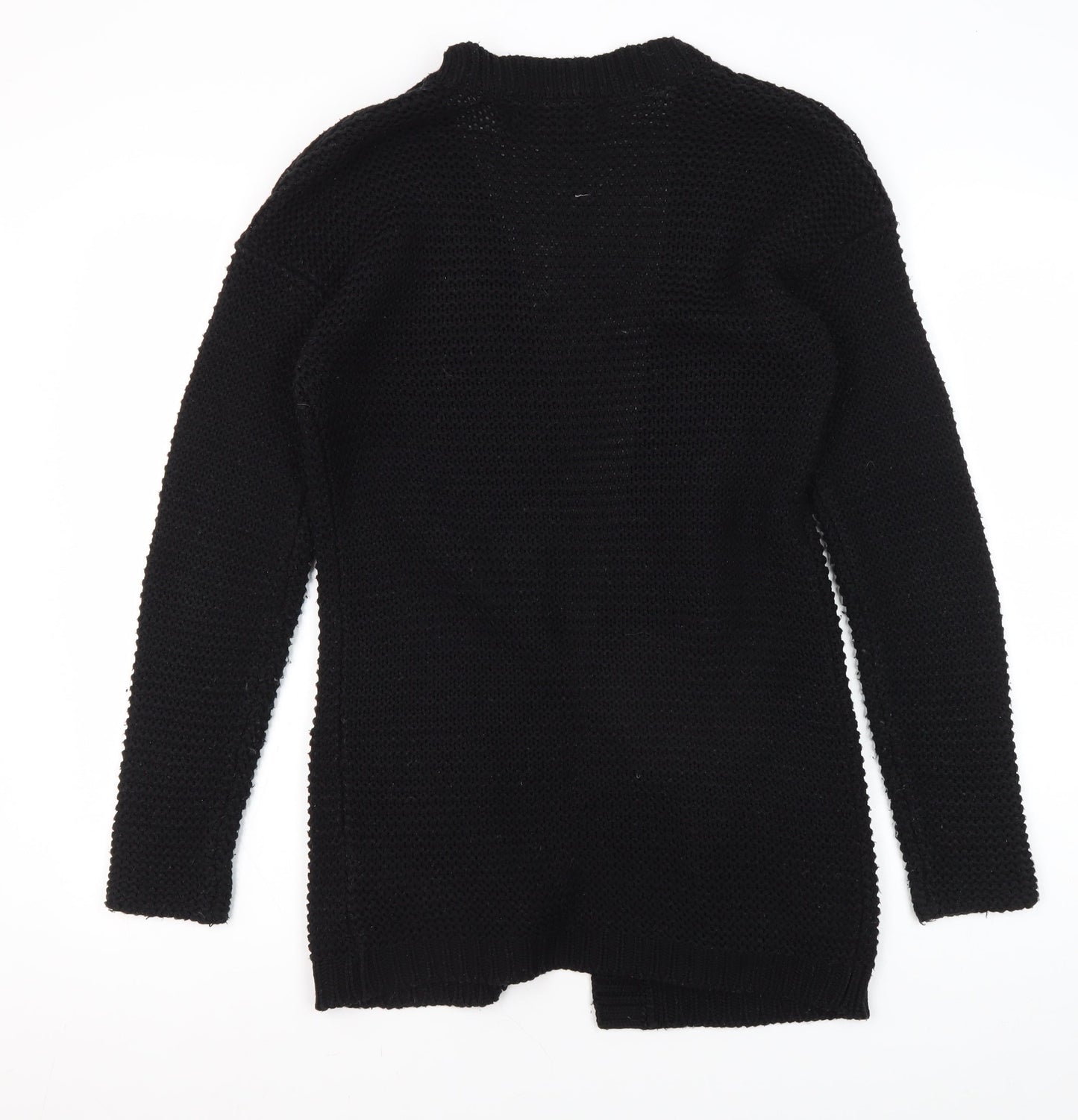 Womens UK Size XS VERO MODA Black Cardigan Jumper