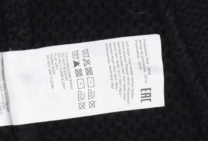 Womens UK Size XS VERO MODA Black Cardigan Jumper