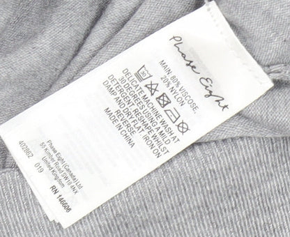 Womens UK Size 10 Phase Eight Grey Pullover Jumper