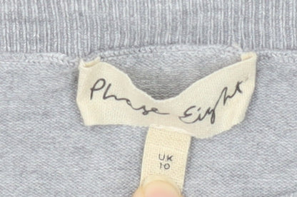 Womens UK Size 10 Phase Eight Grey Pullover Jumper