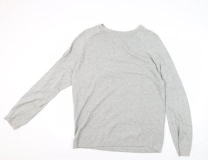 Red Herring Grey Men's Large Pullover Jumper