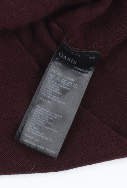 Womens UK Size M Oasis Red Pullover Jumper