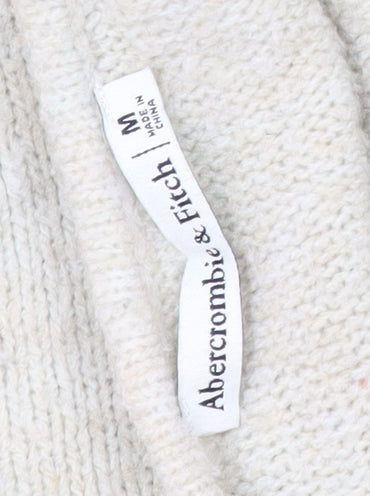 Abercrombie & Fitch Women's Ivory Cardigan, Medium