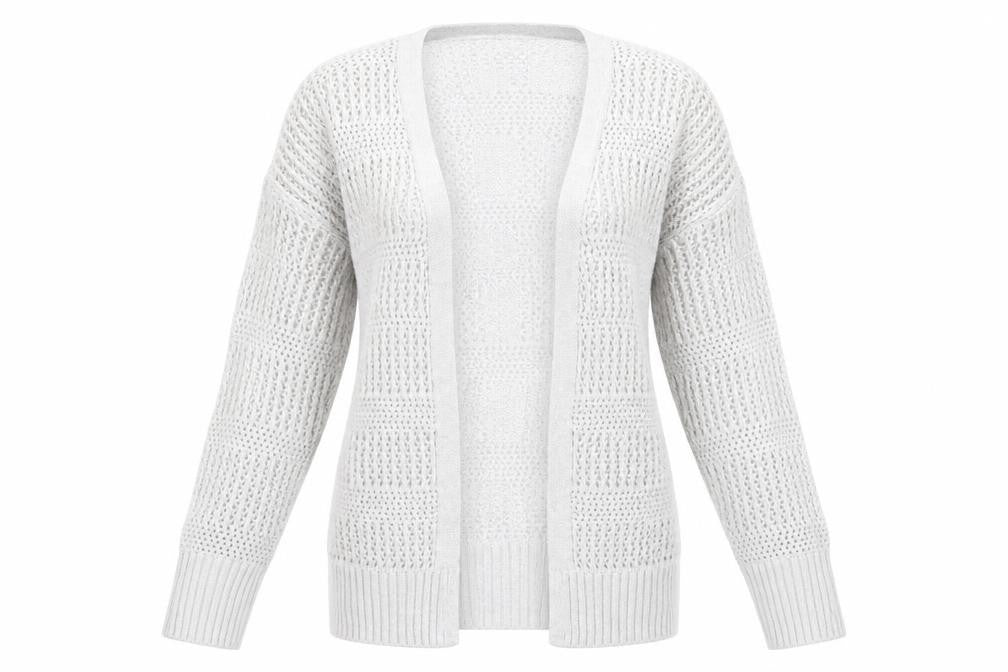 Womens UK Size M Gap Grey Cardigan Jumper