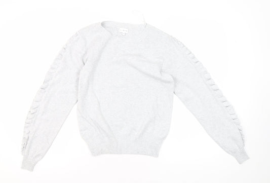 Womens UK Size 12 Linea Grey Pullover Jumper