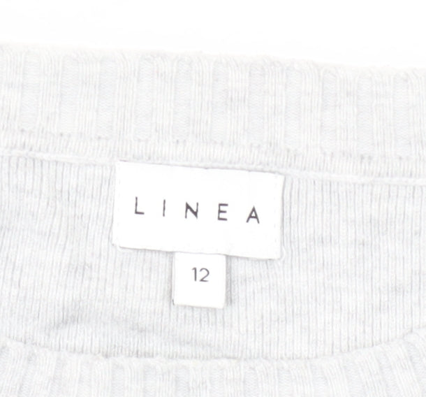 Womens UK Size 12 Linea Grey Pullover Jumper