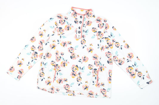 Damart Multicoloured Floral Pullover - Women's L