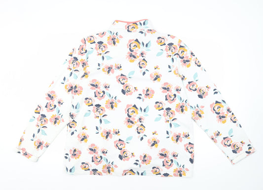 Damart Multicoloured Floral Pullover - Women's L