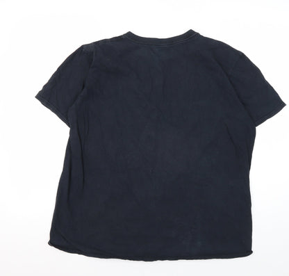 Marvel Captain America Men's Black T-Shirt M