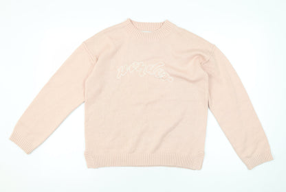Mint Velvet Girls Pink Pullover Jumper, Long Sleeve, 11 Years